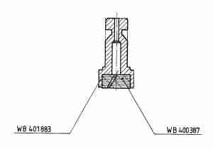 ventilni čep - komplet WB 404 146-U
